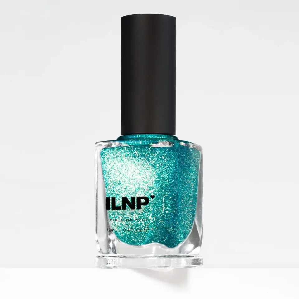 ILNP Rock Candy nagellack petrol magnetisk holo