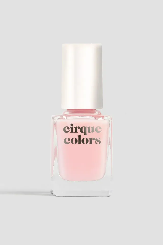 Cirque Colors Chiffon nagellack ljusrosa sheer