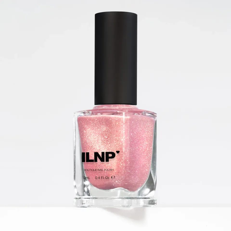 ILNP Pink Suede Velvet nagellack rosa magnetiskt