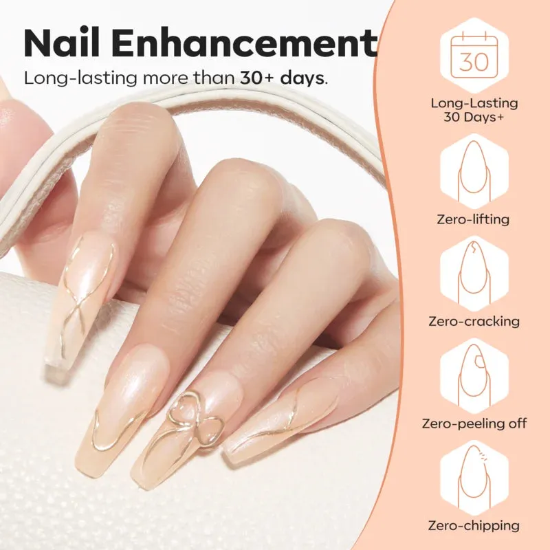 Modelones Builder nagelgel gold shimmer 15ml glitter