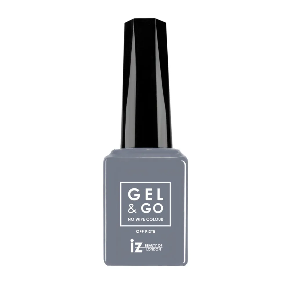 Iz Beauty Gel&Go Off Piste GG1079 gellack 12ml grå