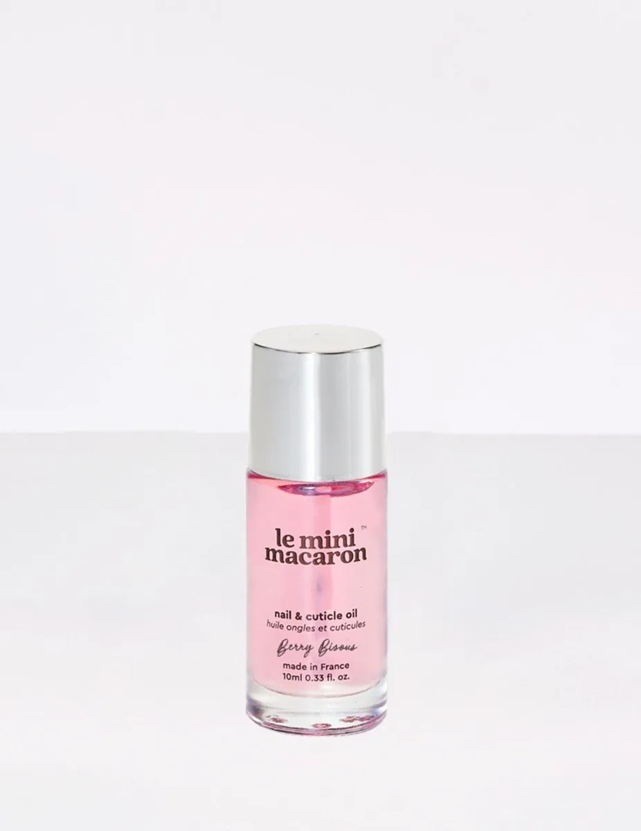 Le Mini Macaron Berry Bisous nagelolja hallon vårdande