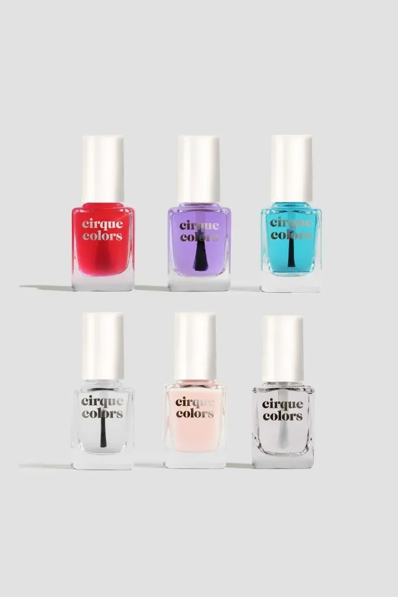 Cirque Colors Nail Care Power Suite Set nagelvårdsset 6-delar