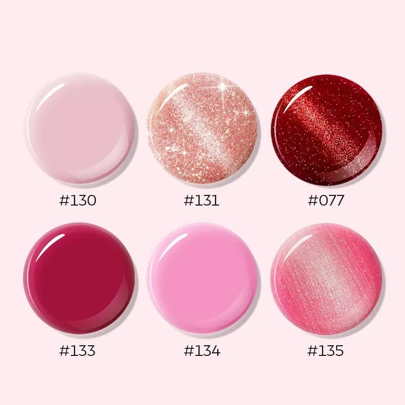 Modelones Cozy Up nagellacksset 6 färger snabbtorkande