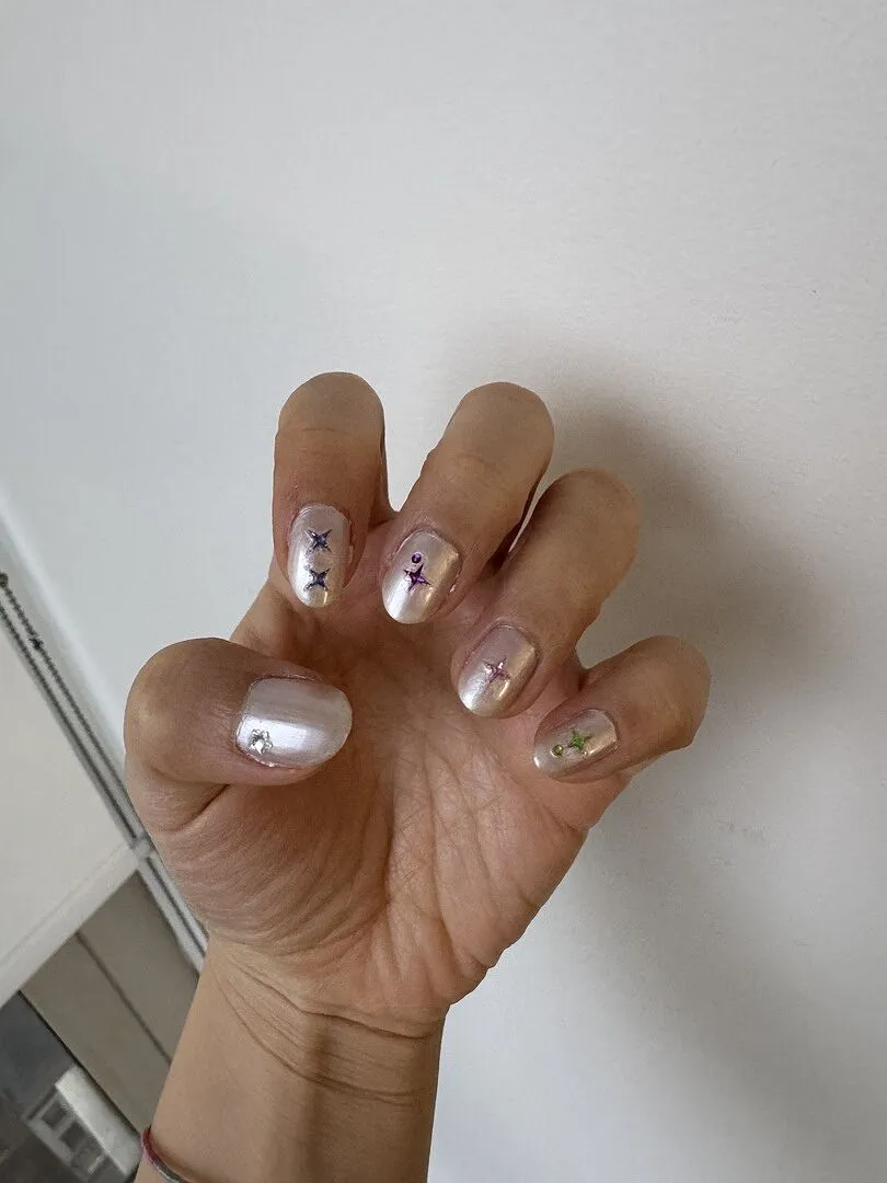 Cirque Colors Molten Metal nagelstickers 3D