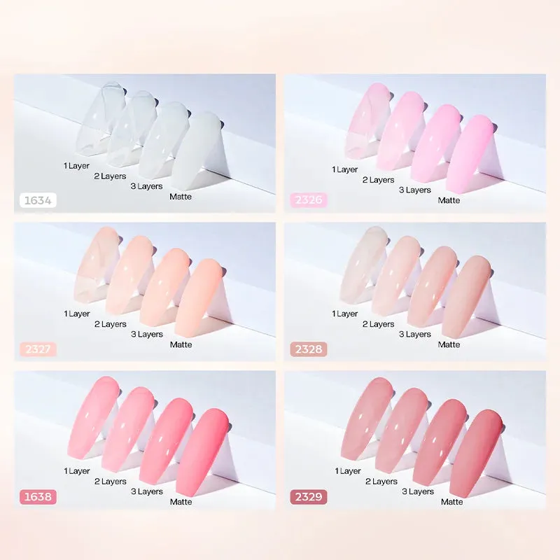modelones Jelly Chic gellack 6-pack jelly rosa glans