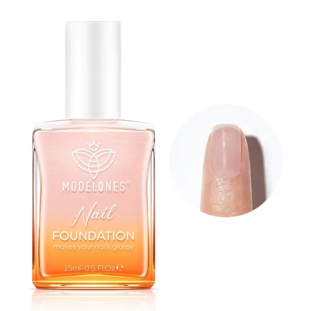 Modelones Nail Foundation nagellack Bubble Pink 15 ml