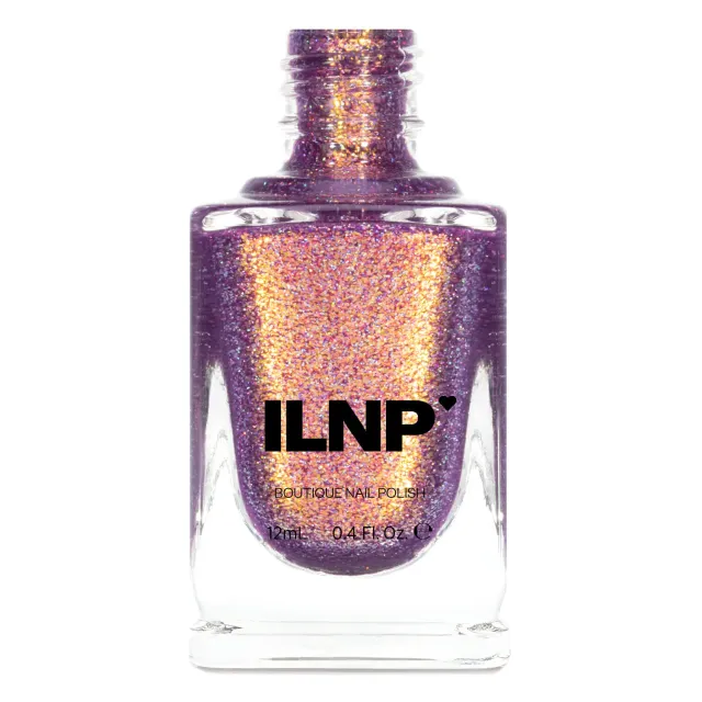 ILNP Hidden Treasure nagellack lila holografisk