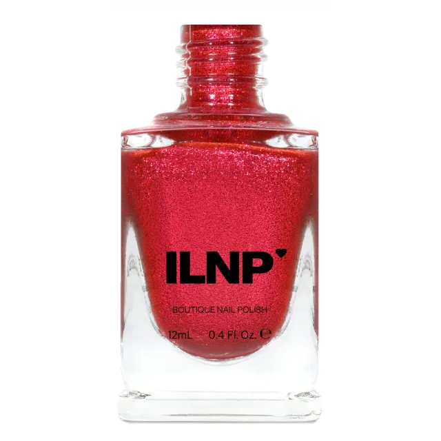 ILNP Love Me Not nagellack röd metallic