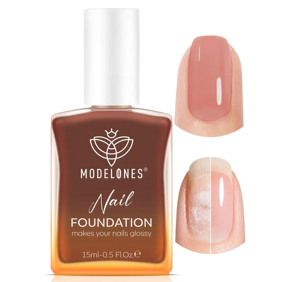 Modelones Nail Strengthener Growth nagelstärkare rose brown