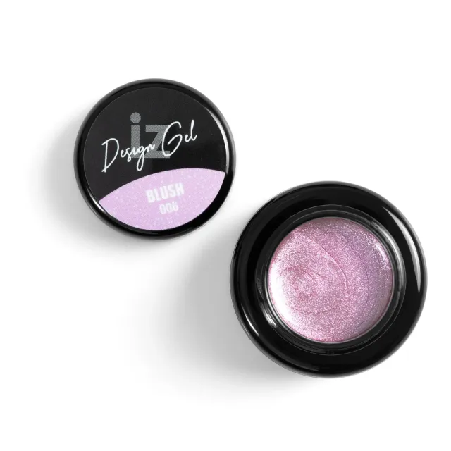 Iz Beauty Design Gel Blush DG006 nagelgel 5g metallisk