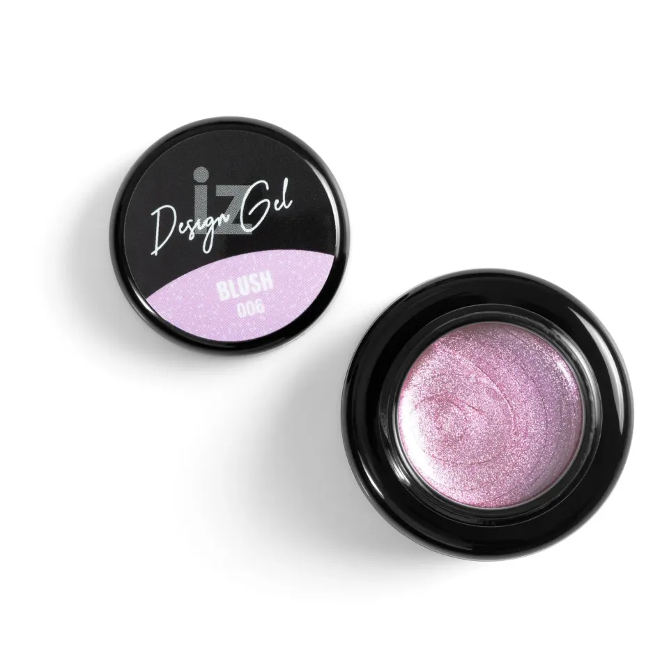 Iz Beauty Design Gel Blush DG006 nagelgel 5g metallisk