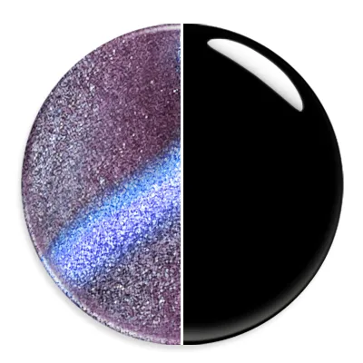 modelones Midnight Magic gellackduo 2-pack cat eye svart
