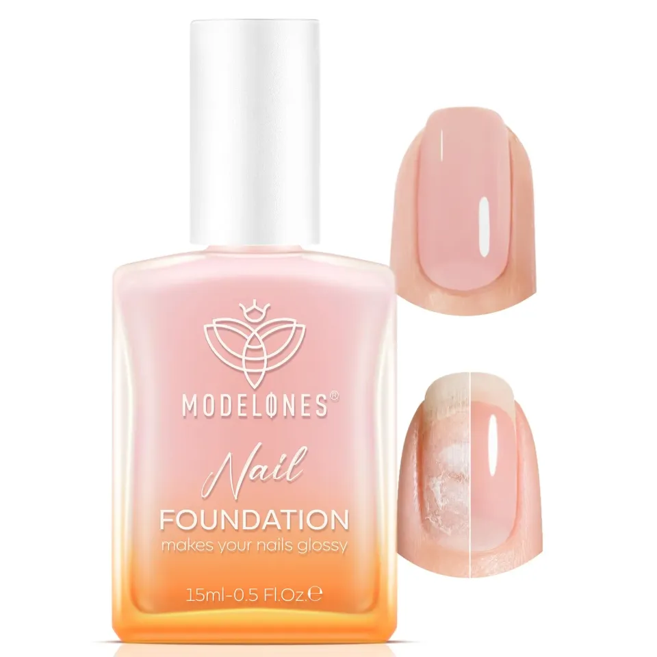 Modelones Nail Strengthener nagelstärkare Peachy Pink reparerande