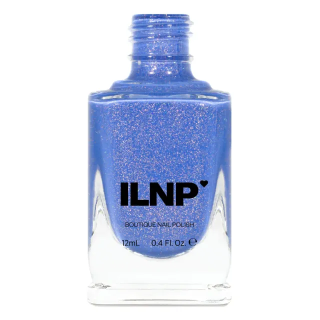 ILNP Ocean Ave nagellack cerulean holografiskt
