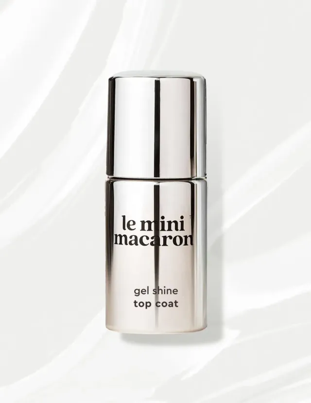 Le Mini Macaron Gel Shine top coat transparent glans