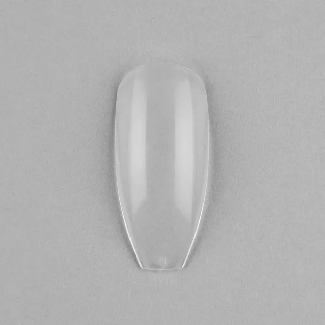 Iz Beauty Long Coffin nageltippar refill 50-pack transparent