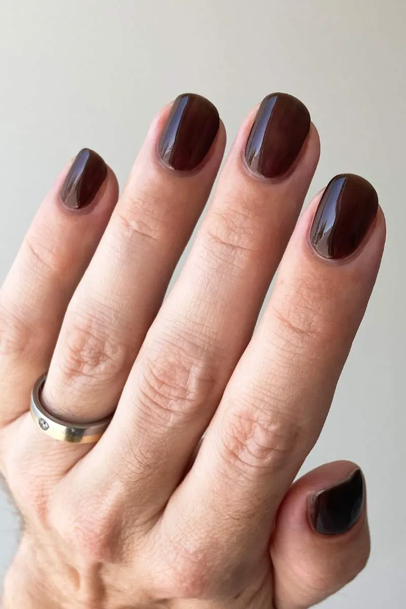 Cirque Colors Umber Jelly nagellack mörkbrun jelly