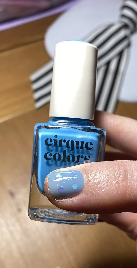 Cirque Colors Aqua Jelly nagellack ljusblå jelly