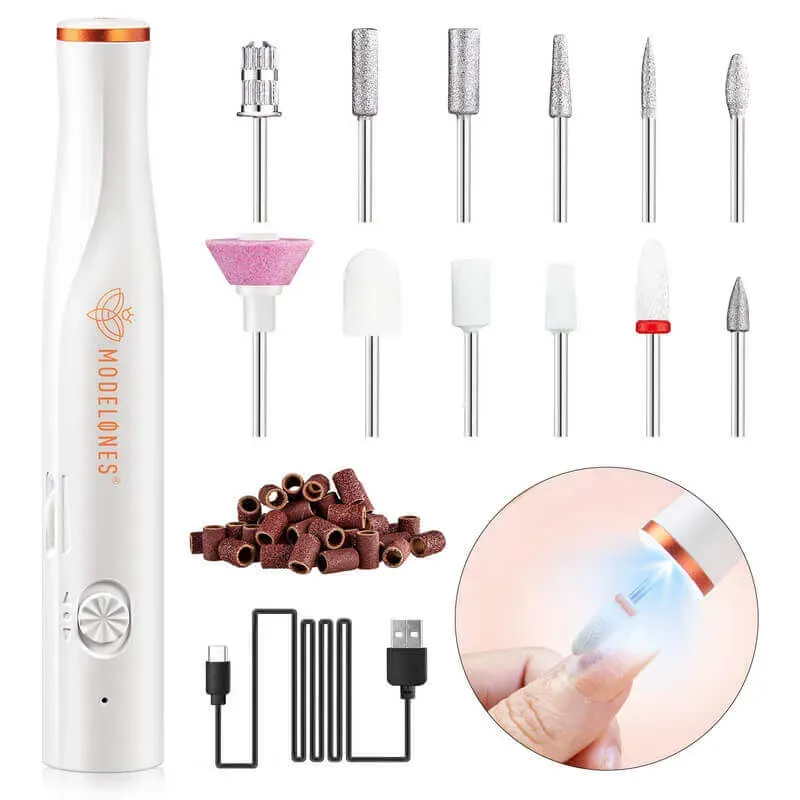 Modelones elektrisk nagelslip sladdlös med LED 12 bits