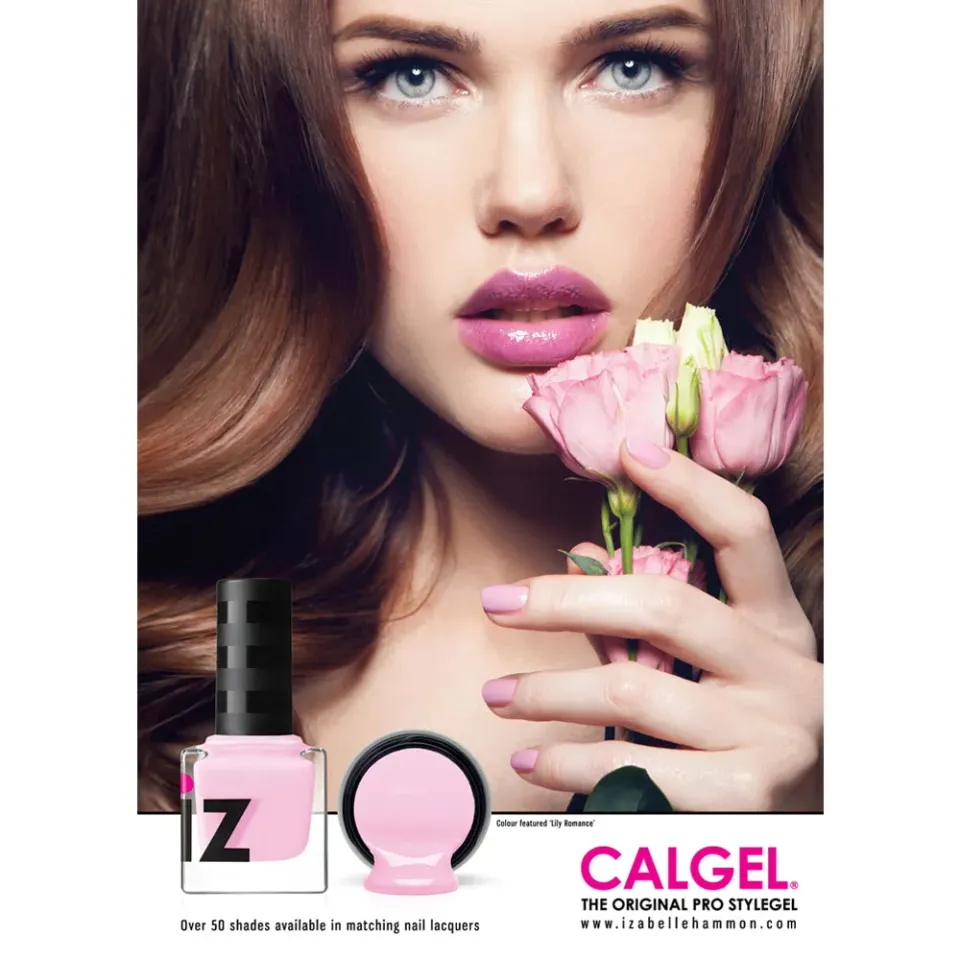 Calgel Spring 2017 poster A2 Lily Romance rosa