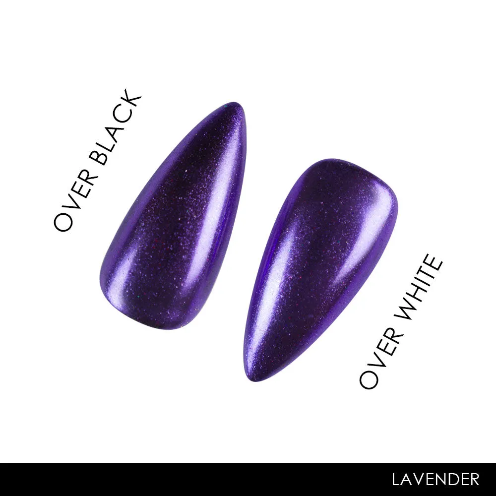 Iz Beauty Lavender Chrome nagelpigment spegeleffekt