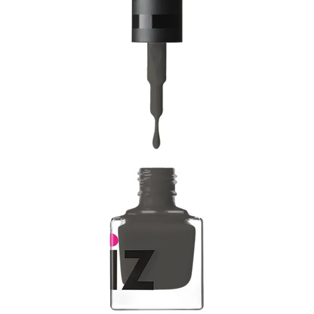 Iz Beauty 909 Earthy Brown nagellack 14 ml gråbrun