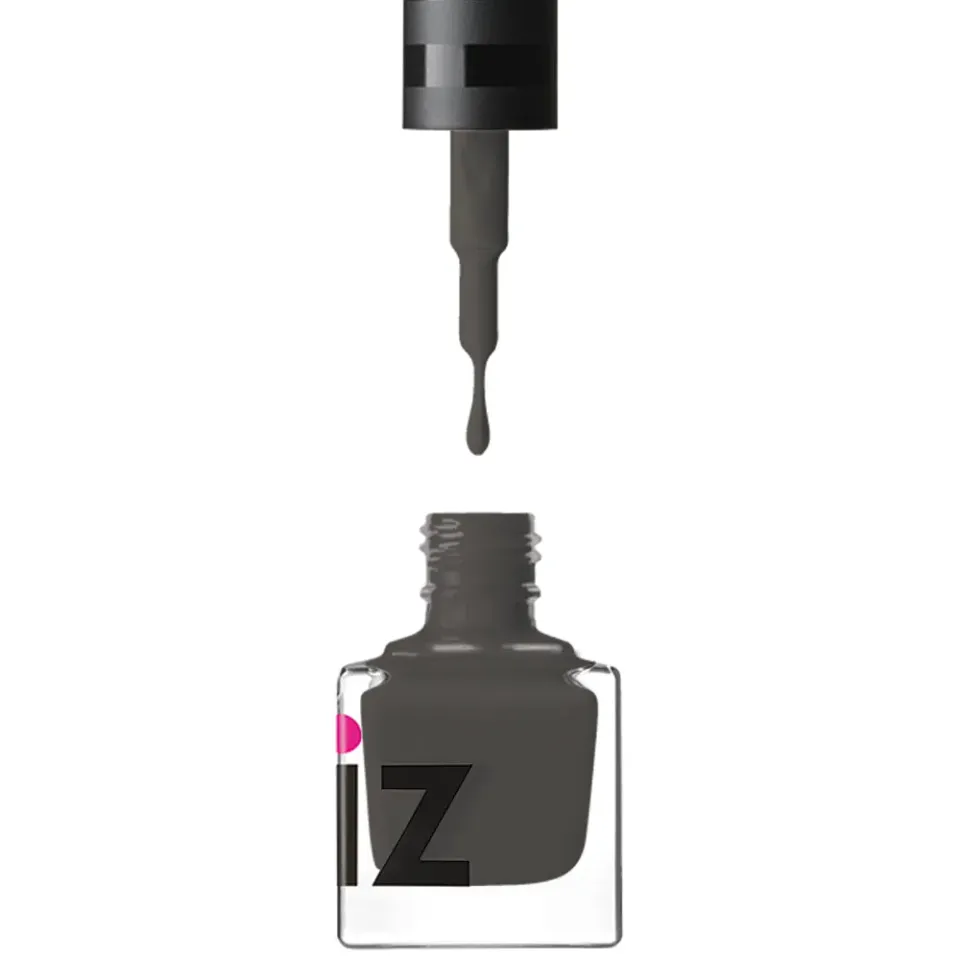 Iz Beauty 909 Earthy Brown nagellack 14 ml gråbrun