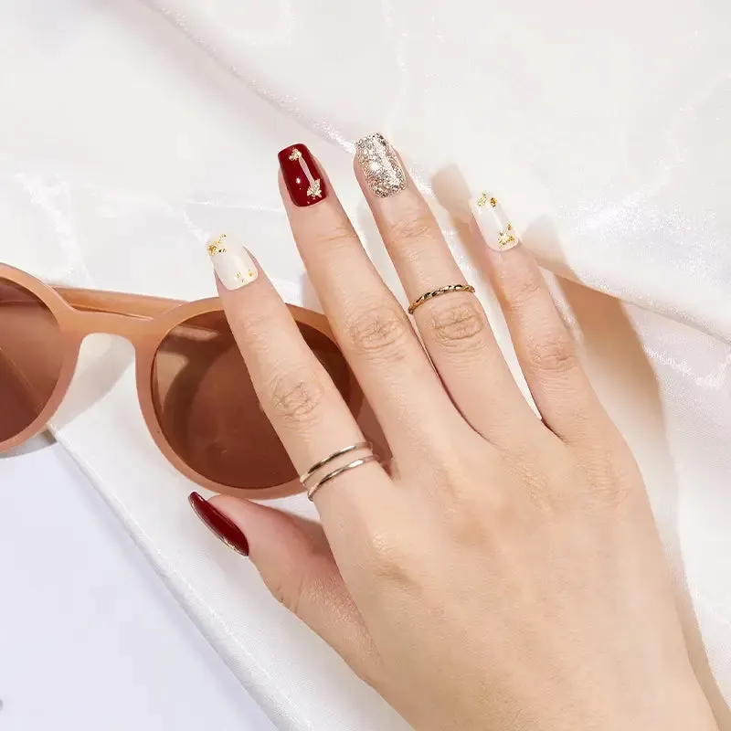 modelones Evil Gaze nagellacksset rosa krämig