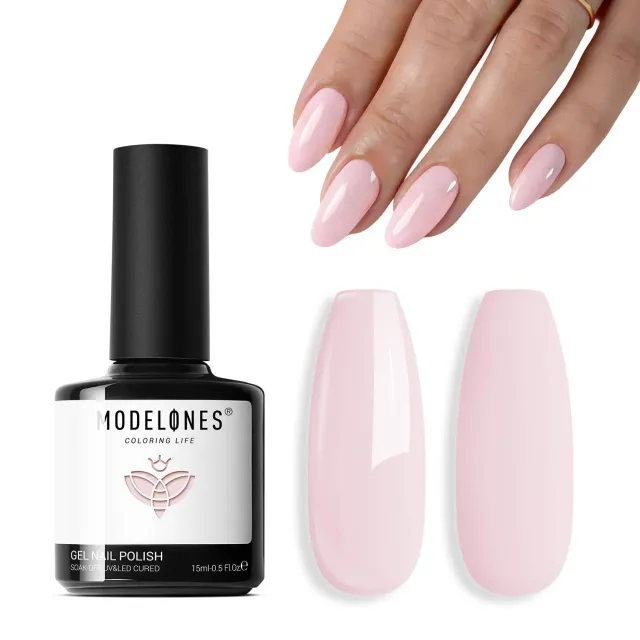 Modelones Baby Pink gellack 15 ml ljusrosa