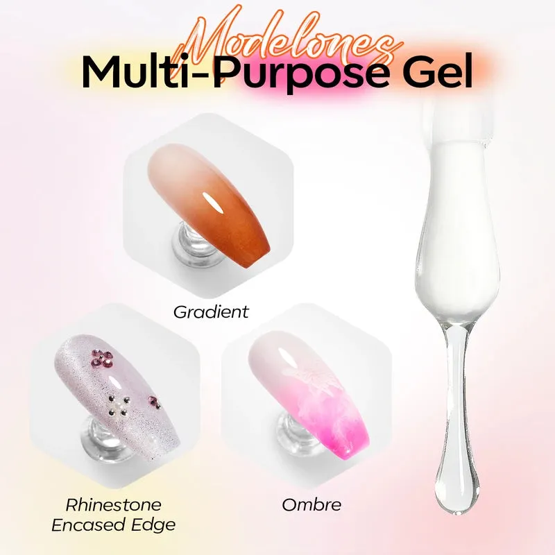 Modelones Mixing Gel nagelgel transparent 15 ml låg doft
