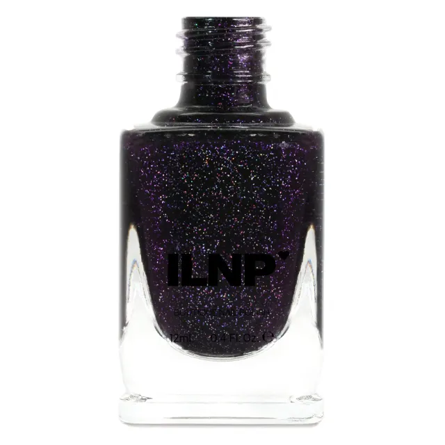 ILNP Annabelle nagellack mörklila holografisk
