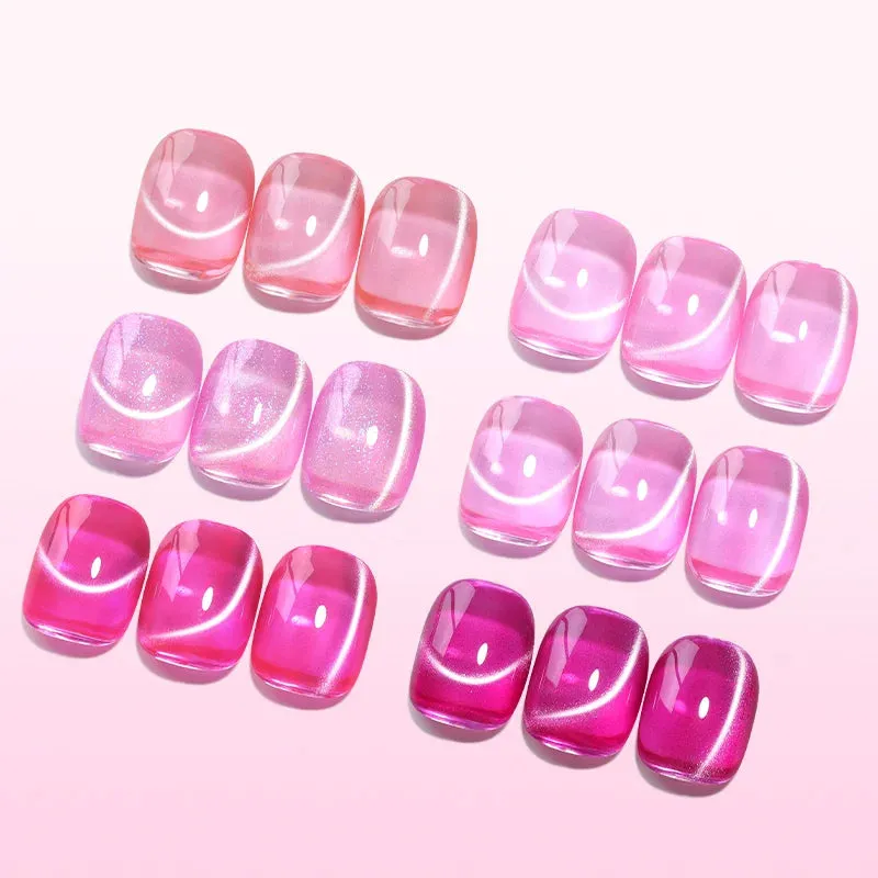 modelones Barbie Land cat eye gellack 6-pack rosa