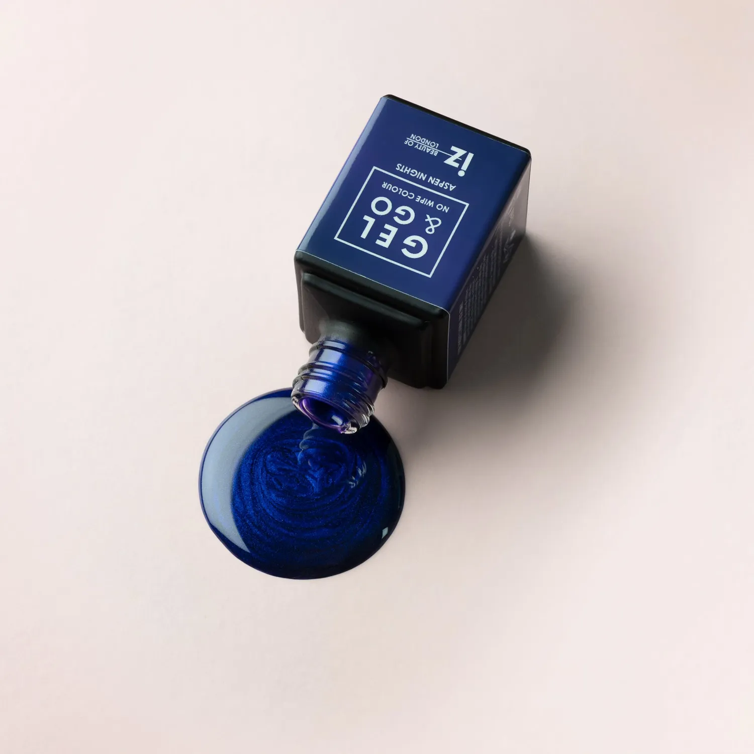 Iz Beauty GEL&GO Aspen Nights GG1083 gellack 12 ml metallicblå