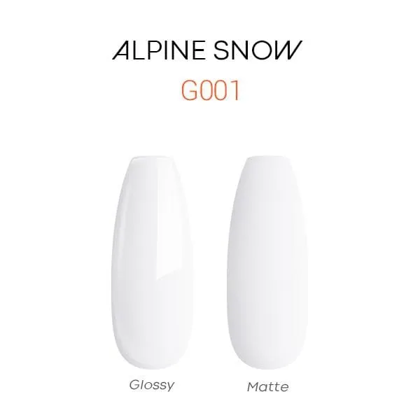 Modelones Alpine Snow polygel vit krämig täckande
