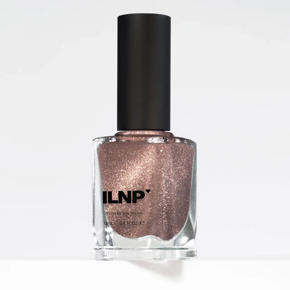 ILNP Velvet Velveteen magnetiskt nagellack brun holo