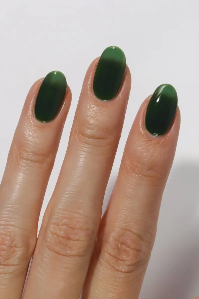 Cirque Colors Forest Jelly nagellack mörkgrön jelly