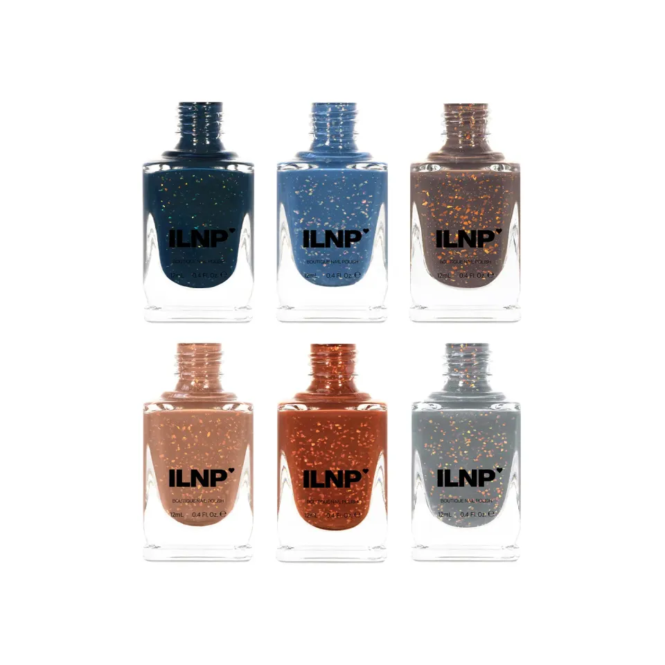 ILNP After The Rain nagellacksset 6-pack flakie shimmer