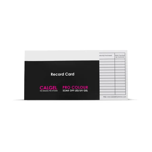 Iz Beauty Record Cards kundkort 25-pack salong