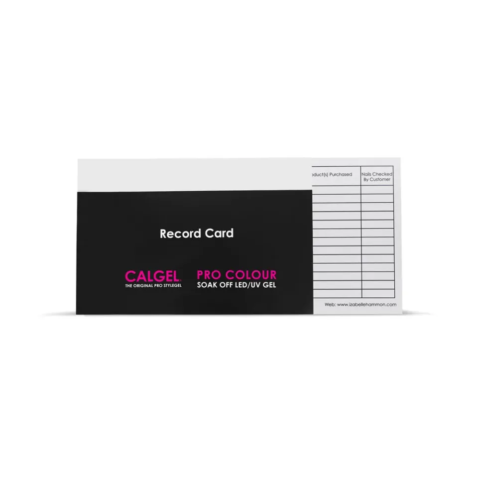 Iz Beauty Record Cards kundkort 25-pack salong