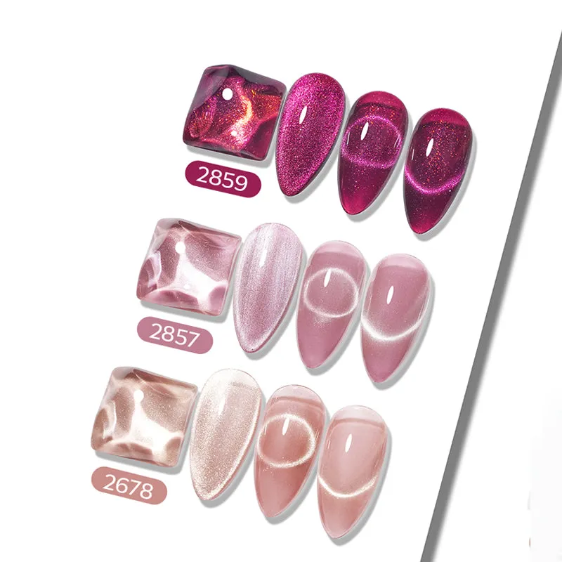 Modelones Velvet Blush cat eye gellack 6-pack rosa 11-free