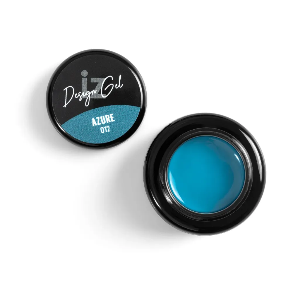 Iz Beauty Design Gel Azure DG012 nagelgel sky blue 5g HEMA-fri