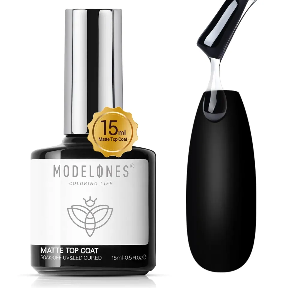 Modelones Matte Top Coat topplack 15 ml matt
