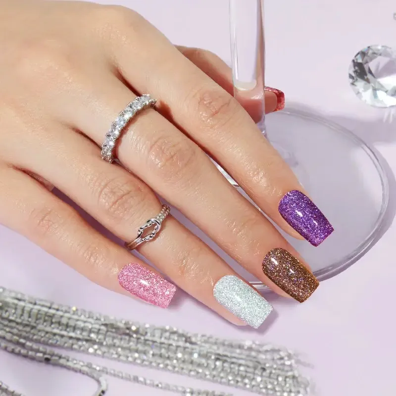 Modelones Day & Night nagellackset 6-pack – dag- och kvällsglitter