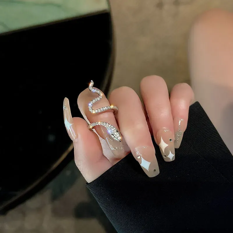 Modelones Snake knuckle-ring orm Snake