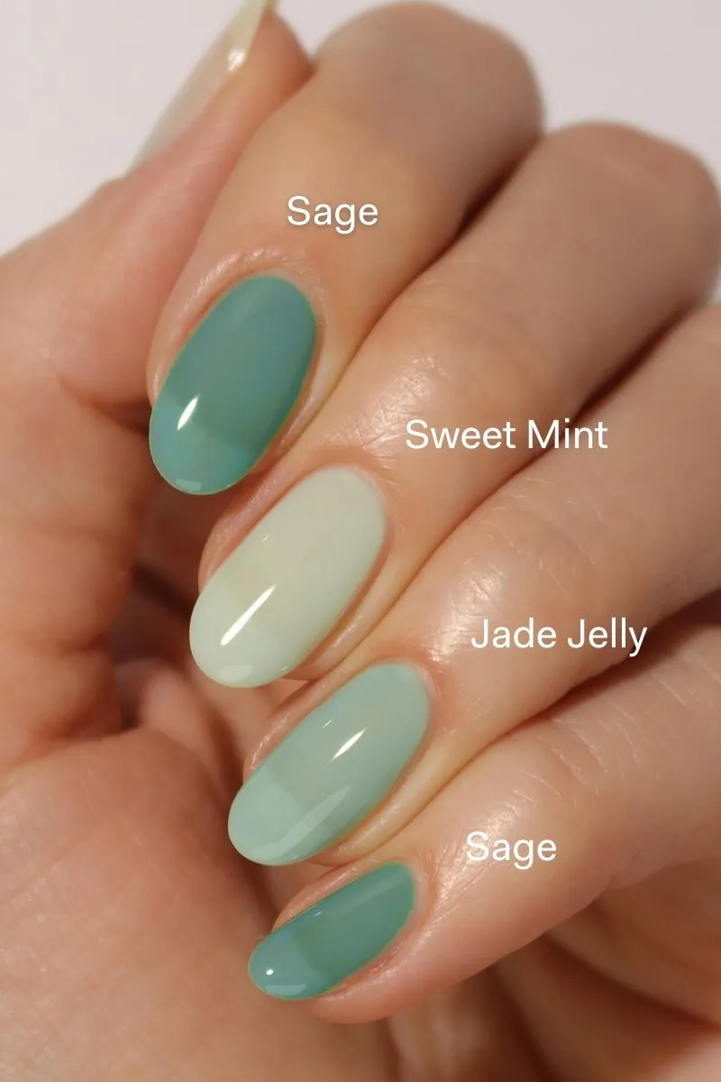 Cirque Colors Sage nagellack crelly salviagrön