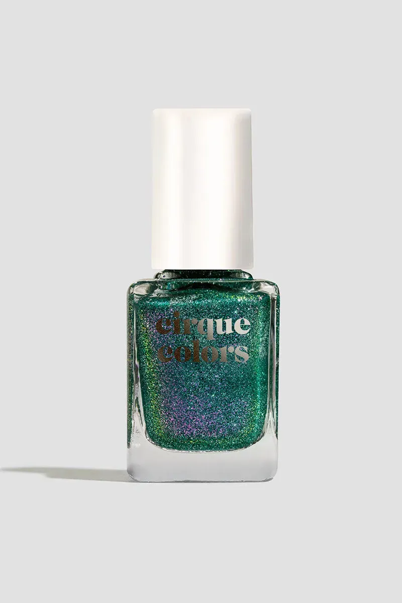 Cirque Colors Hemlock nagellack grön shimmer