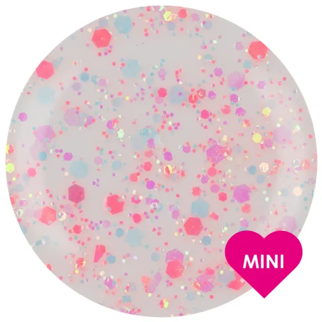 Iz Beauty Gel&Go gellack Peach Confetti Mini 8ml korall