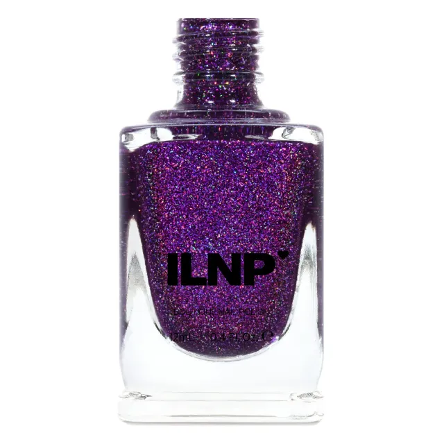 ILNP Zoe nagellack holografisk hallonlila