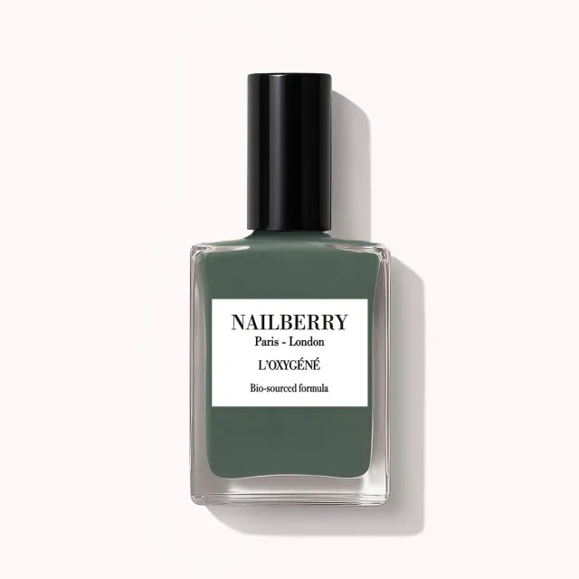 Nailberry Viva La Vegan nagellack mörk khaki 14 ml täckande